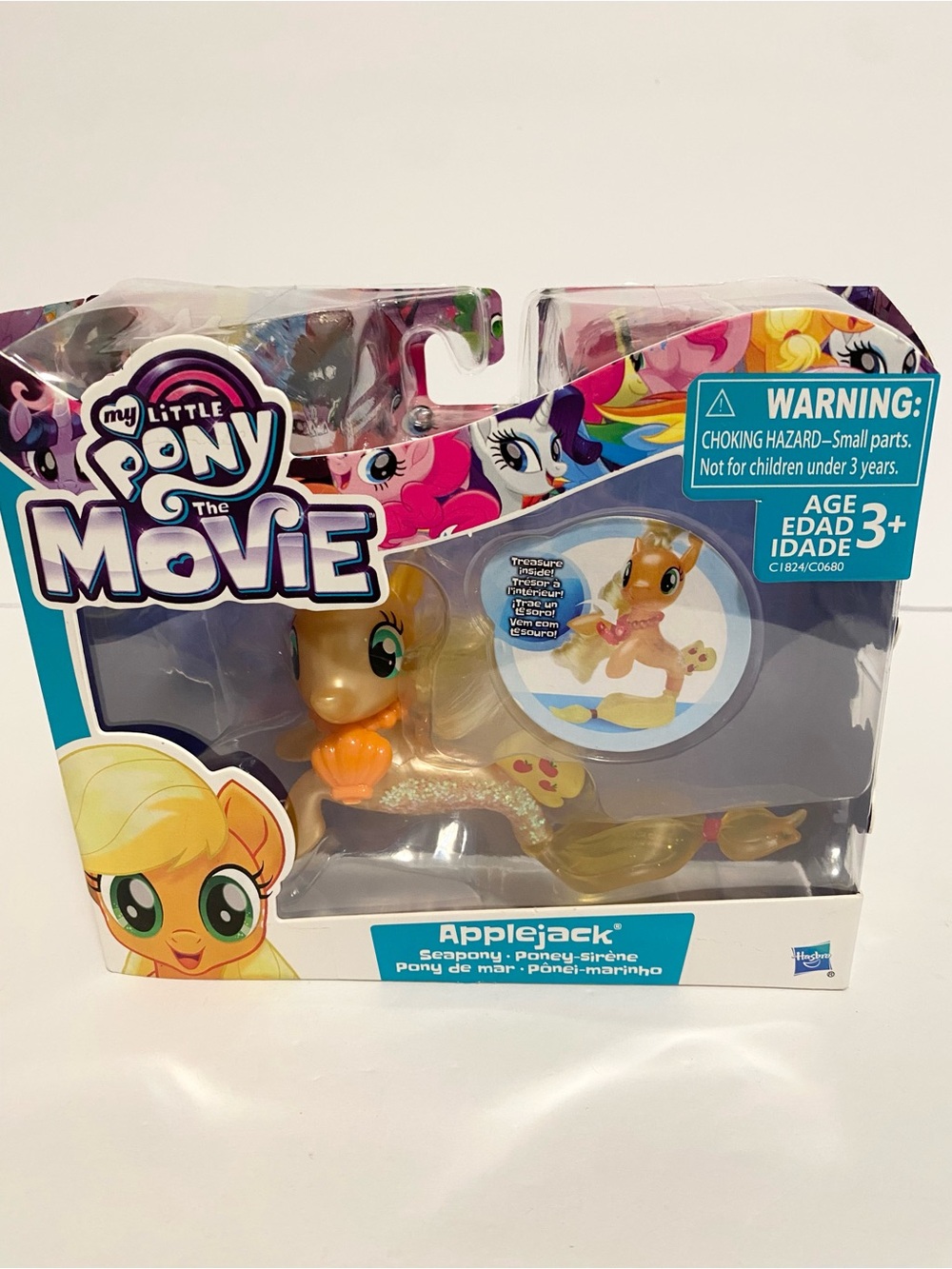 My Little Pony The Movie 2017 Applejack Seapony Hasbro MLP Mermaid Toy New Gift